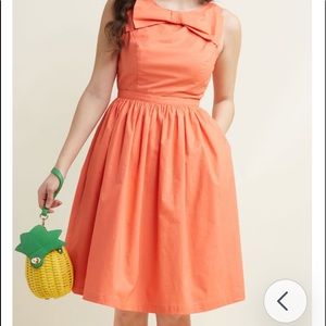 ModCloth Orange Dress